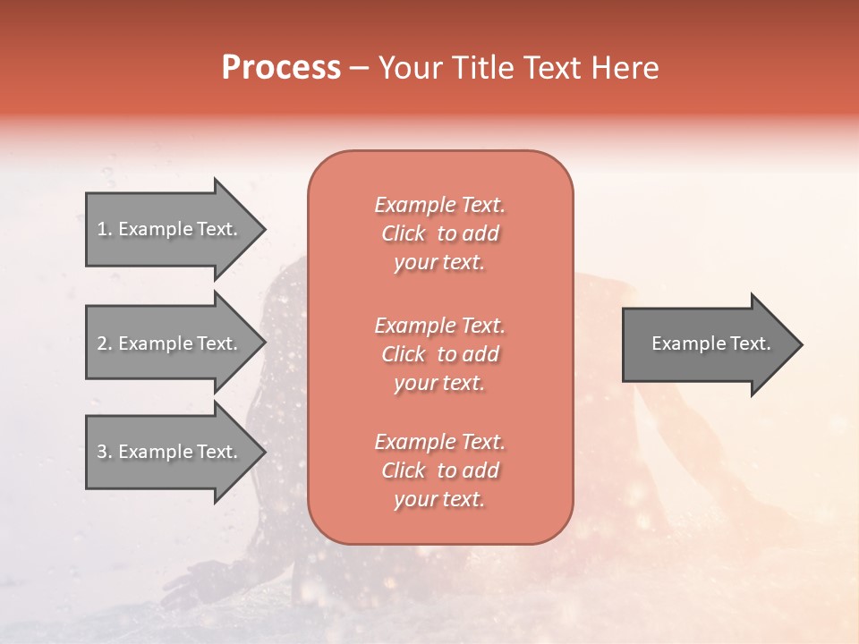 Two People Sitting On A Surfboard In The Water PowerPoint Template