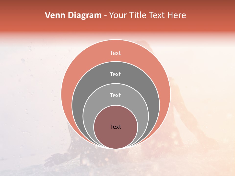 Two People Sitting On A Surfboard In The Water PowerPoint Template