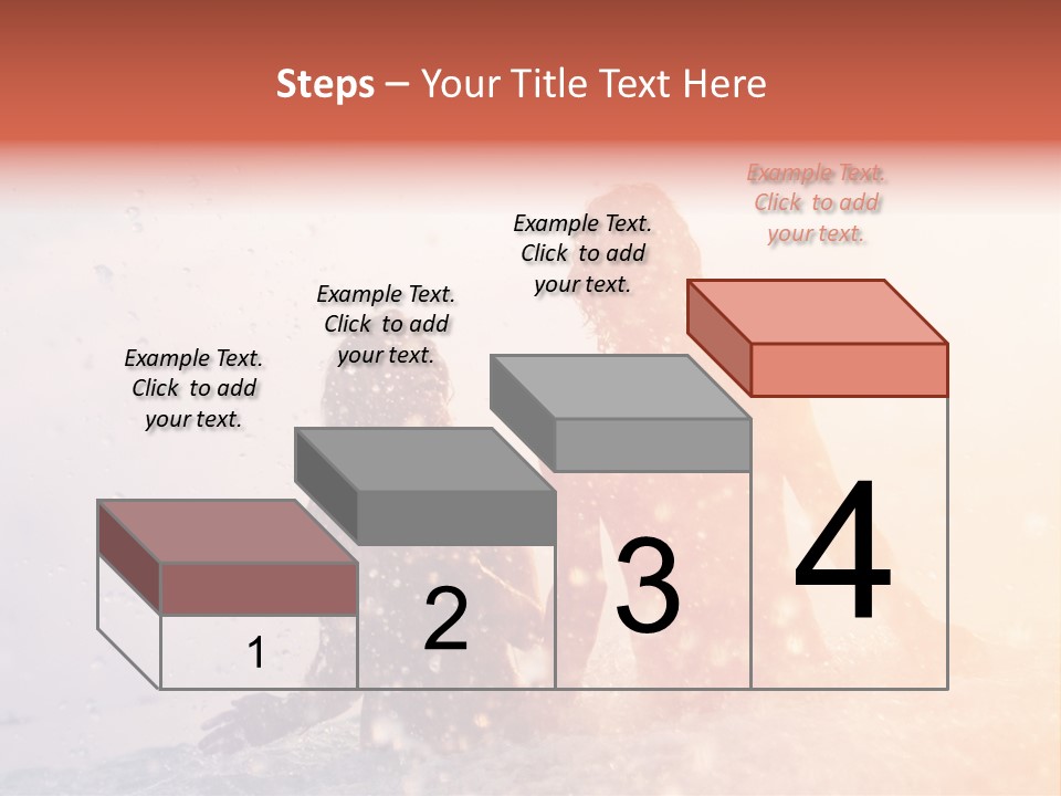 Two People Sitting On A Surfboard In The Water PowerPoint Template