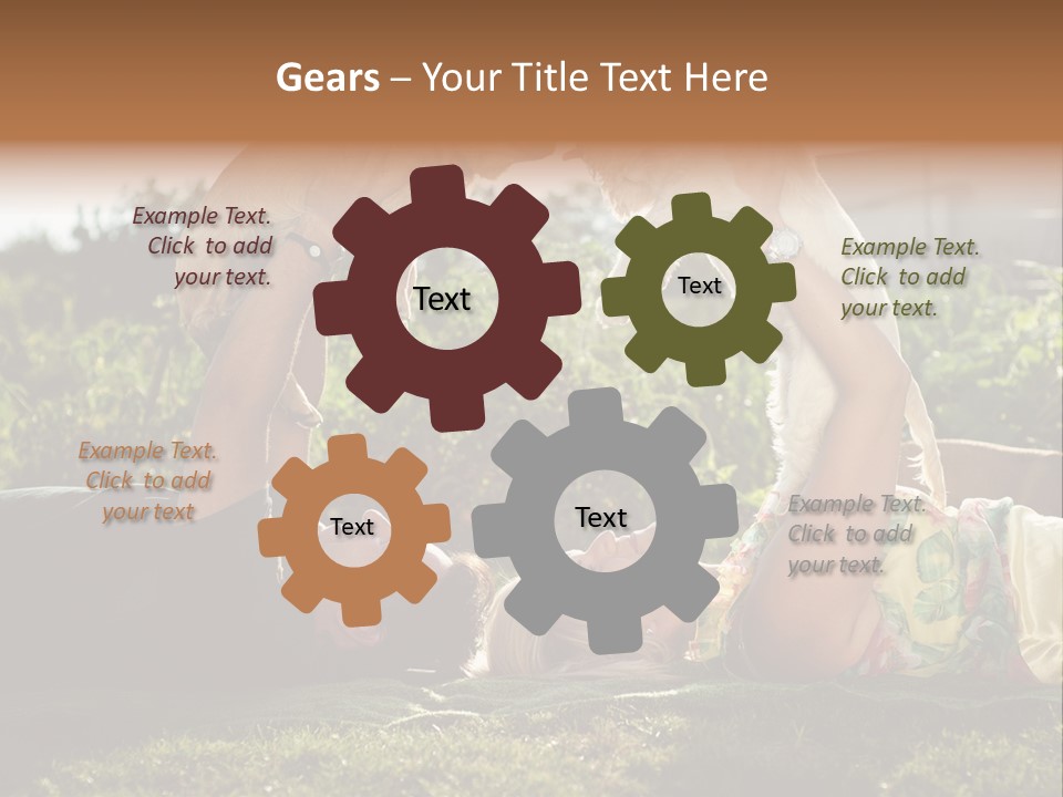 A Person Laying On The Ground With A Dog PowerPoint Template