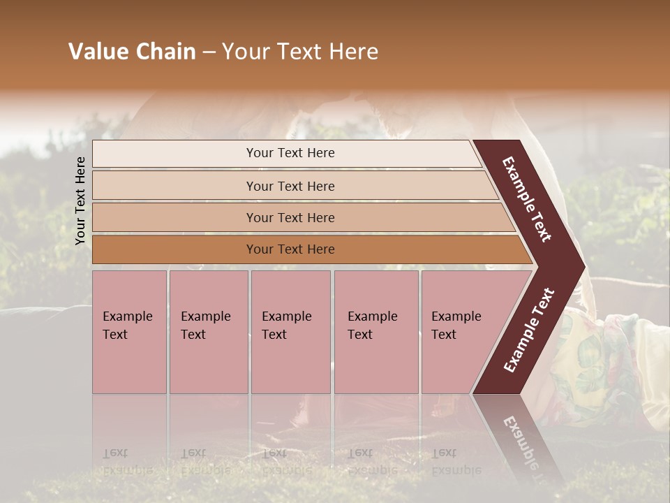 A Person Laying On The Ground With A Dog PowerPoint Template