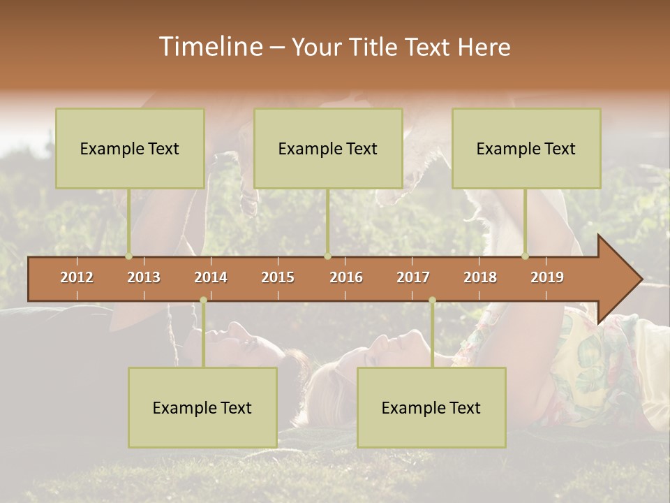 A Person Laying On The Ground With A Dog PowerPoint Template