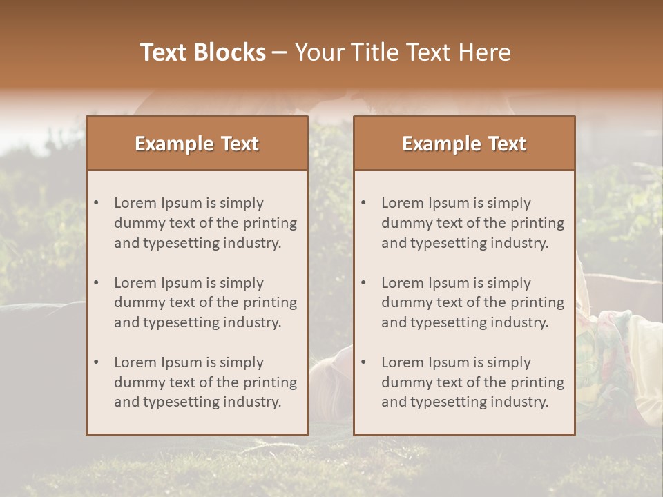 A Person Laying On The Ground With A Dog PowerPoint Template