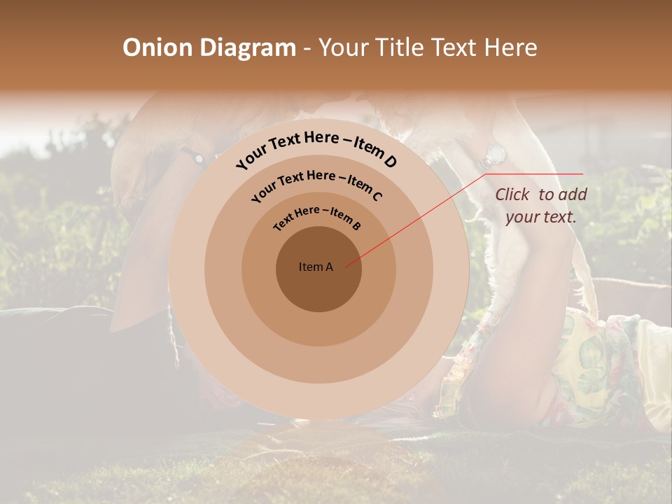 A Person Laying On The Ground With A Dog PowerPoint Template