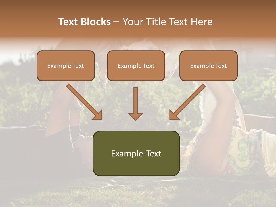 A Person Laying On The Ground With A Dog PowerPoint Template