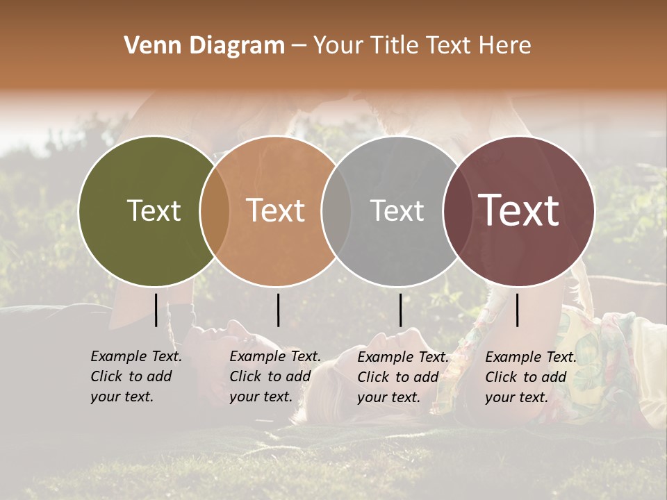 A Person Laying On The Ground With A Dog PowerPoint Template