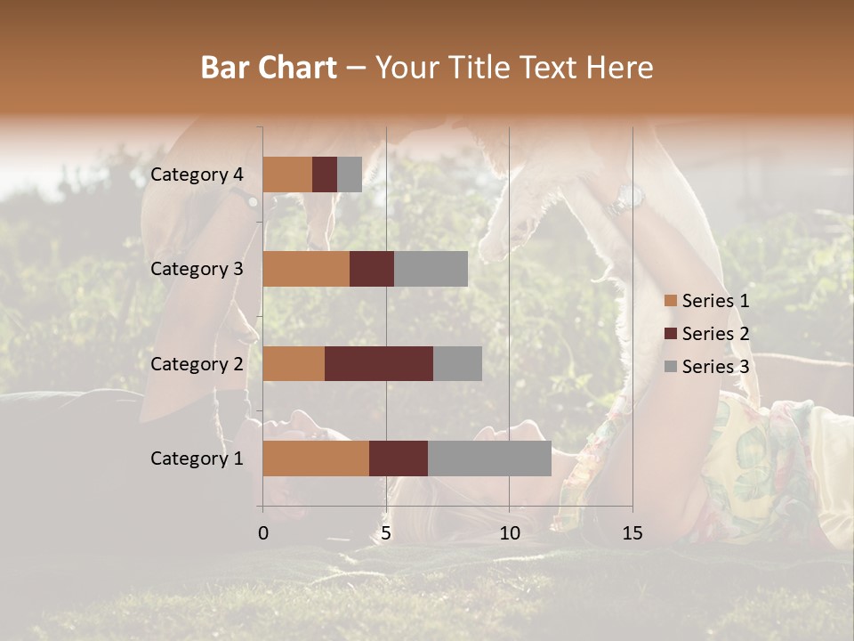 A Person Laying On The Ground With A Dog PowerPoint Template