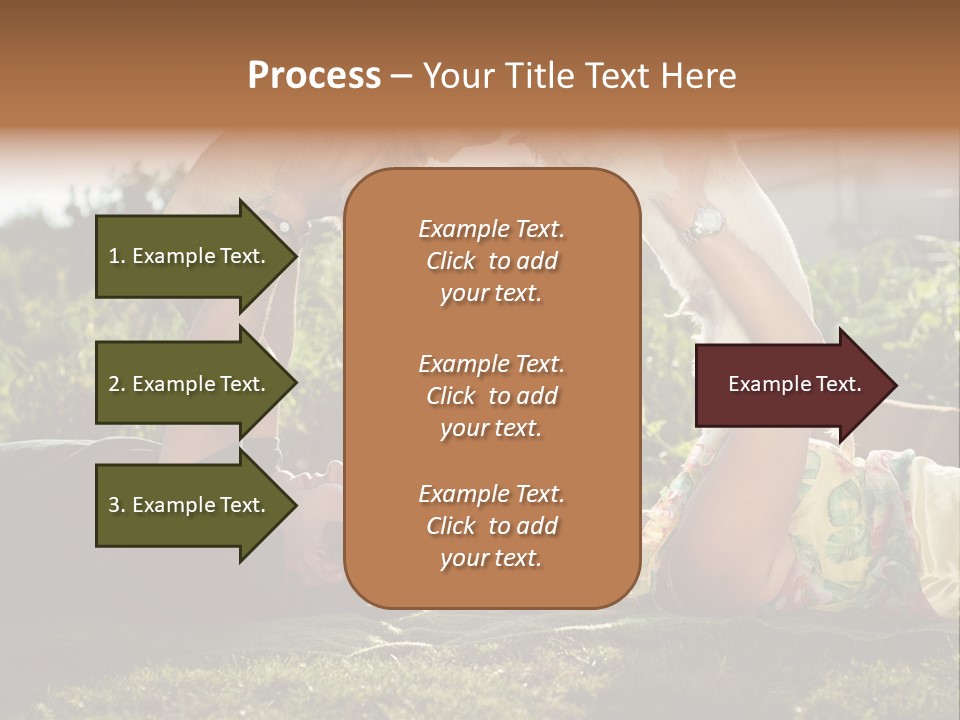 A Person Laying On The Ground With A Dog PowerPoint Template