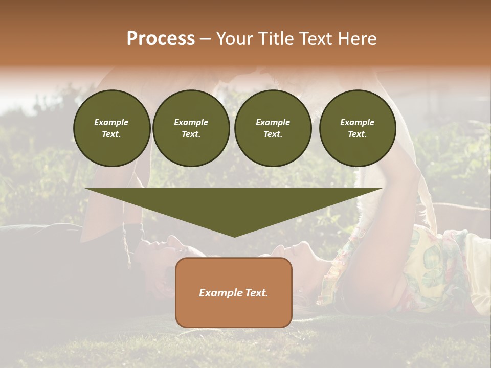 A Person Laying On The Ground With A Dog PowerPoint Template