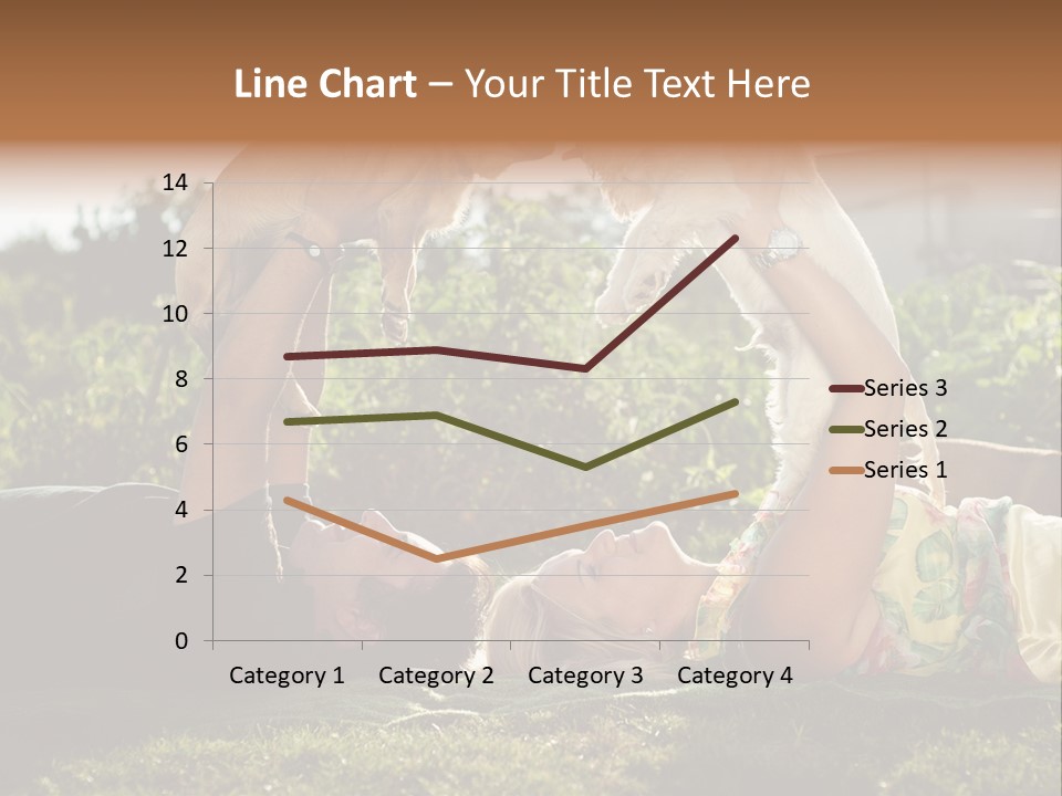 A Person Laying On The Ground With A Dog PowerPoint Template