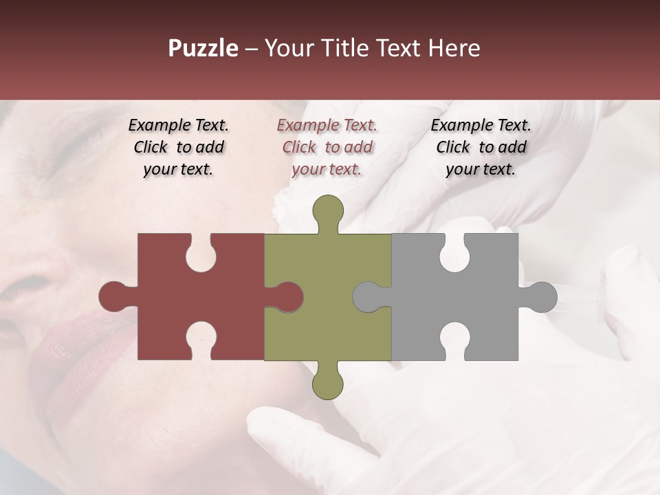 A Woman Getting A Botilage Injection From A Doctor PowerPoint Template