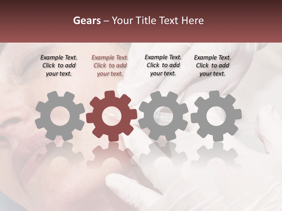 A Woman Getting A Botilage Injection From A Doctor PowerPoint Template