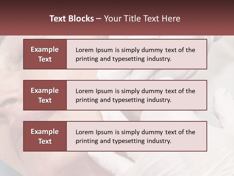 A Woman Getting A Botilage Injection From A Doctor PowerPoint Template