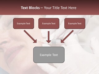 A Woman Getting A Botilage Injection From A Doctor PowerPoint Template