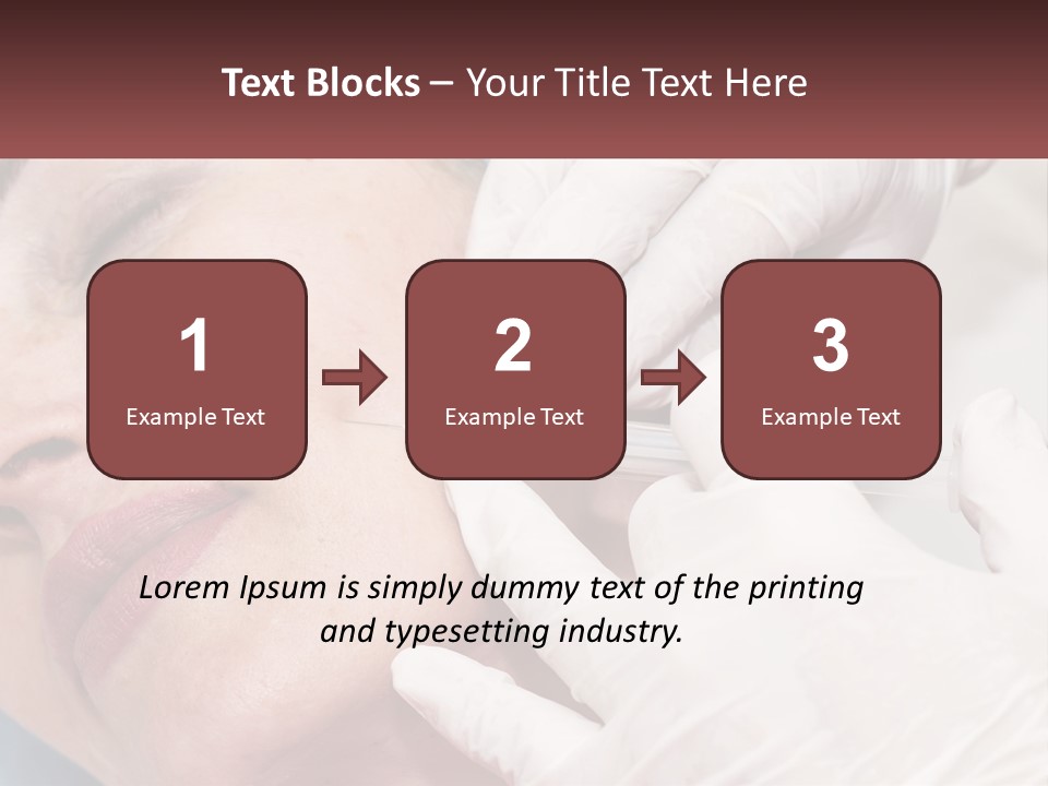 A Woman Getting A Botilage Injection From A Doctor PowerPoint Template