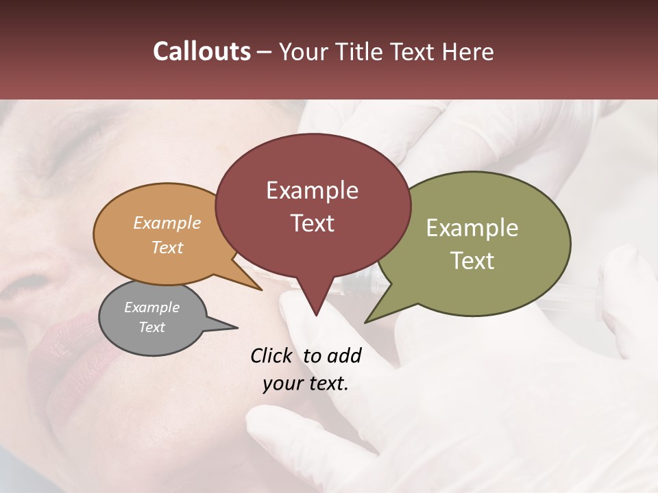 A Woman Getting A Botilage Injection From A Doctor PowerPoint Template