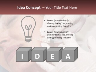 A Woman Getting A Botilage Injection From A Doctor PowerPoint Template