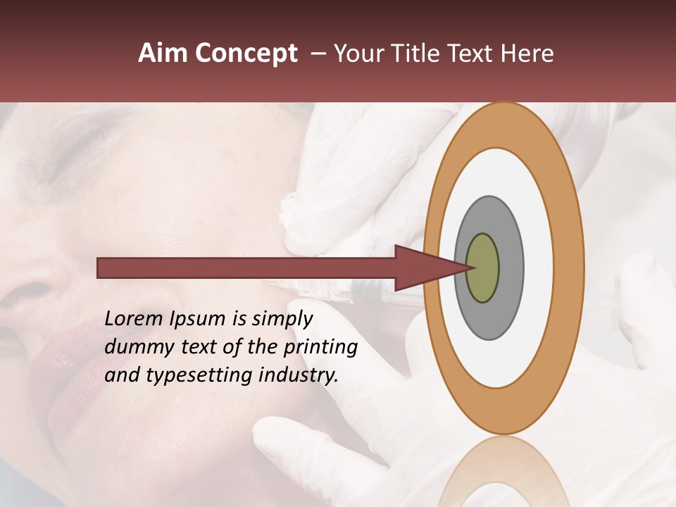 A Woman Getting A Botilage Injection From A Doctor PowerPoint Template