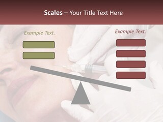A Woman Getting A Botilage Injection From A Doctor PowerPoint Template