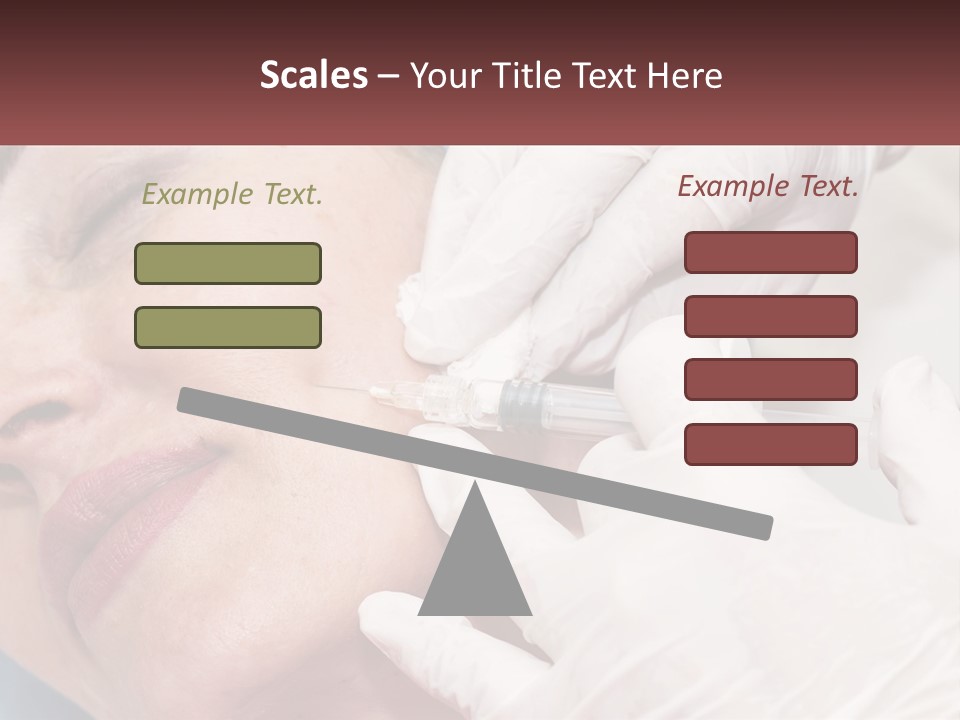 A Woman Getting A Botilage Injection From A Doctor PowerPoint Template