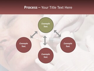 A Woman Getting A Botilage Injection From A Doctor PowerPoint Template