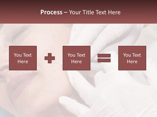 A Woman Getting A Botilage Injection From A Doctor PowerPoint Template