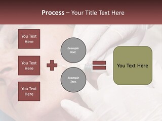 A Woman Getting A Botilage Injection From A Doctor PowerPoint Template