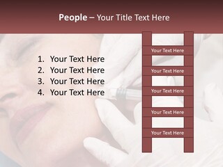 A Woman Getting A Botilage Injection From A Doctor PowerPoint Template