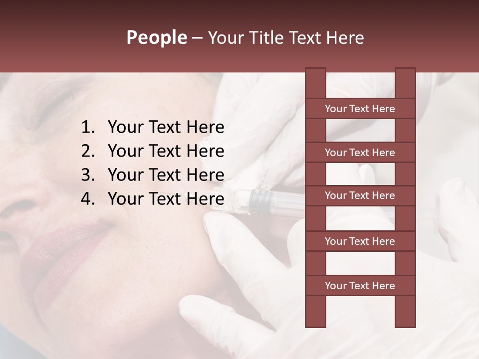 A Woman Getting A Botilage Injection From A Doctor PowerPoint Template