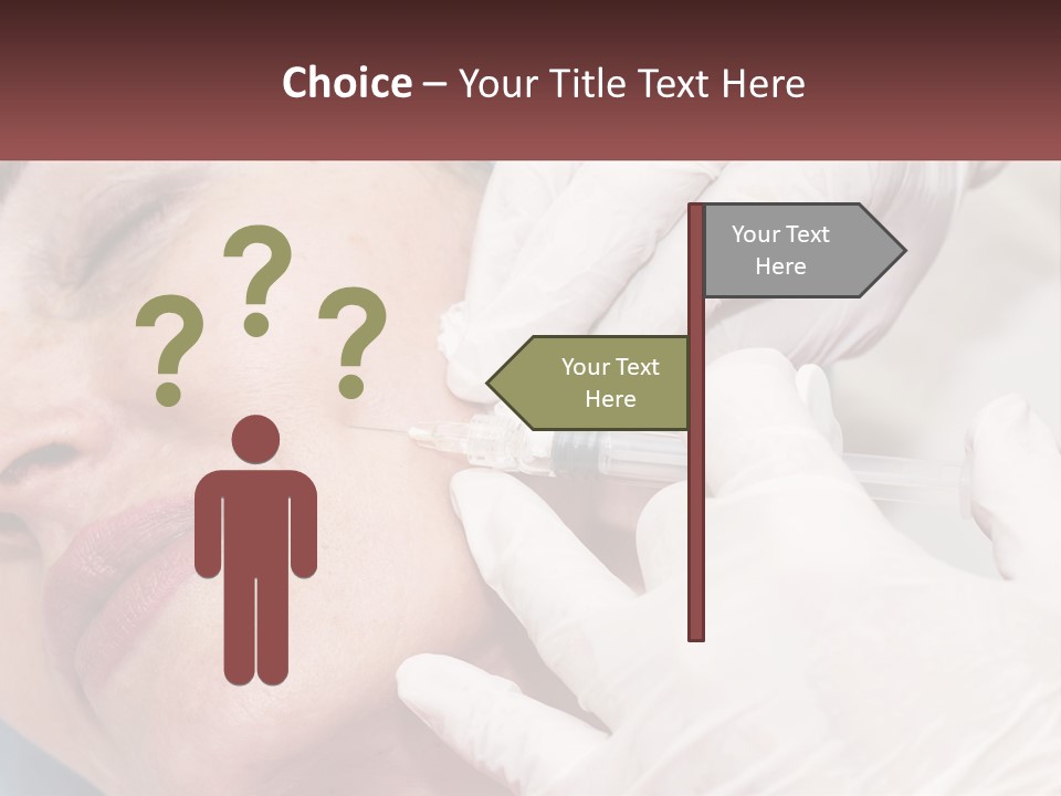 A Woman Getting A Botilage Injection From A Doctor PowerPoint Template