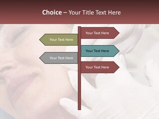 A Woman Getting A Botilage Injection From A Doctor PowerPoint Template