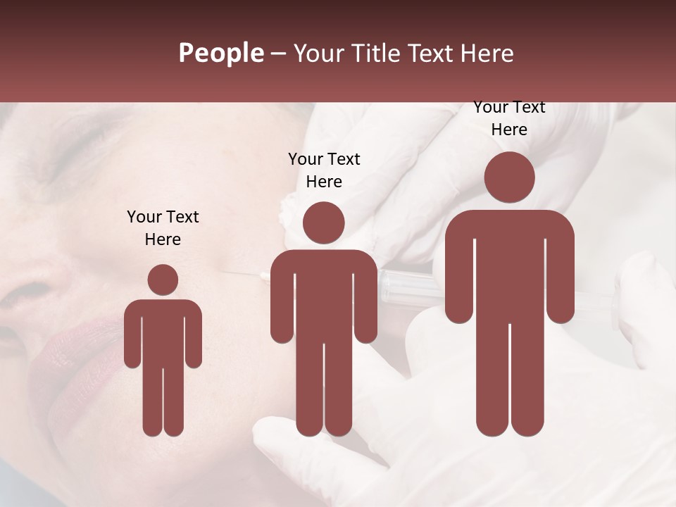 A Woman Getting A Botilage Injection From A Doctor PowerPoint Template