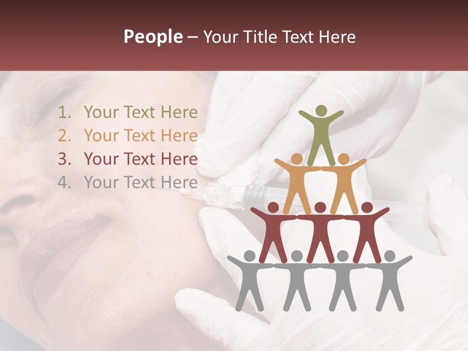 A Woman Getting A Botilage Injection From A Doctor PowerPoint Template