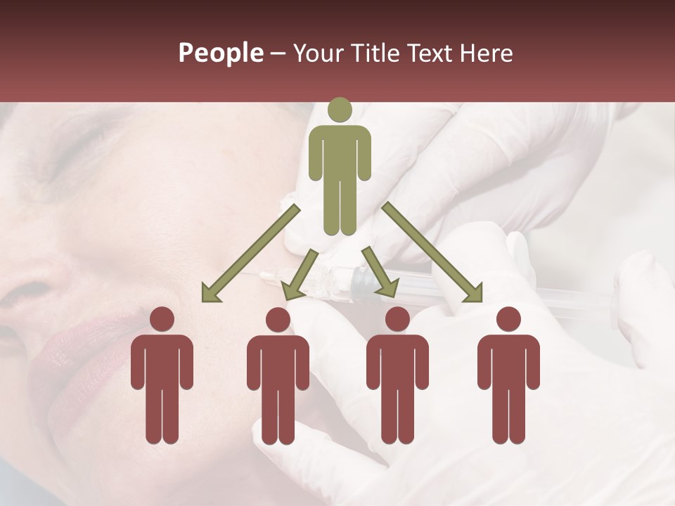 A Woman Getting A Botilage Injection From A Doctor PowerPoint Template