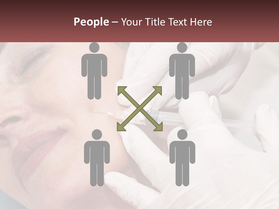 A Woman Getting A Botilage Injection From A Doctor PowerPoint Template