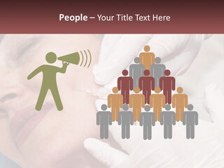 A Woman Getting A Botilage Injection From A Doctor PowerPoint Template