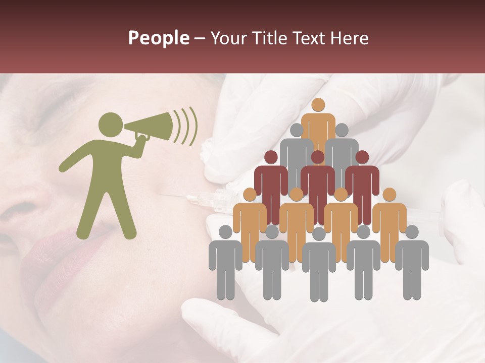 A Woman Getting A Botilage Injection From A Doctor PowerPoint Template