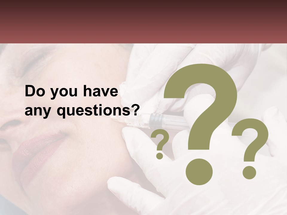 A Woman Getting A Botilage Injection From A Doctor PowerPoint Template