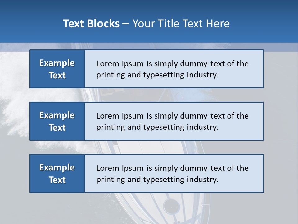 A White Boat In The Water With A Blue Background PowerPoint Template