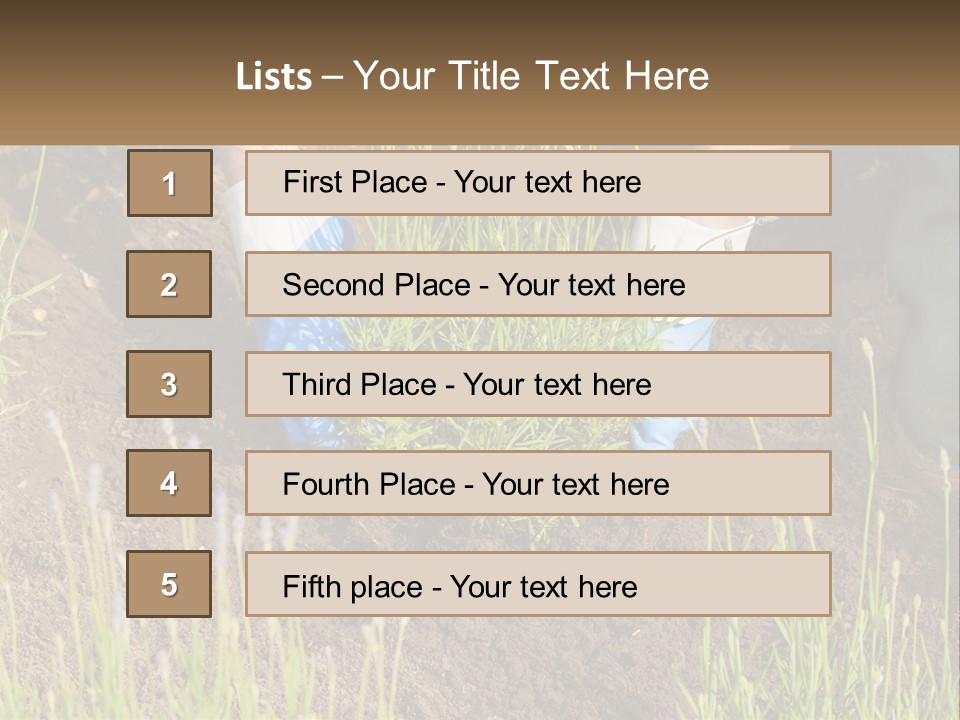 A Person Is Digging In The Dirt With A Shovel PowerPoint Template