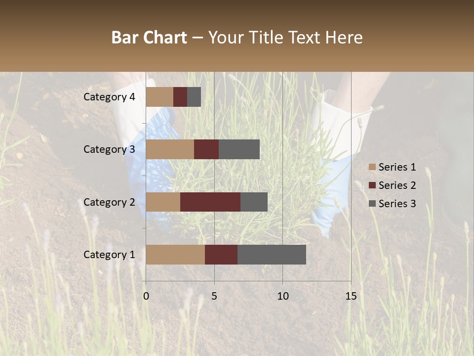 A Person Is Digging In The Dirt With A Shovel PowerPoint Template