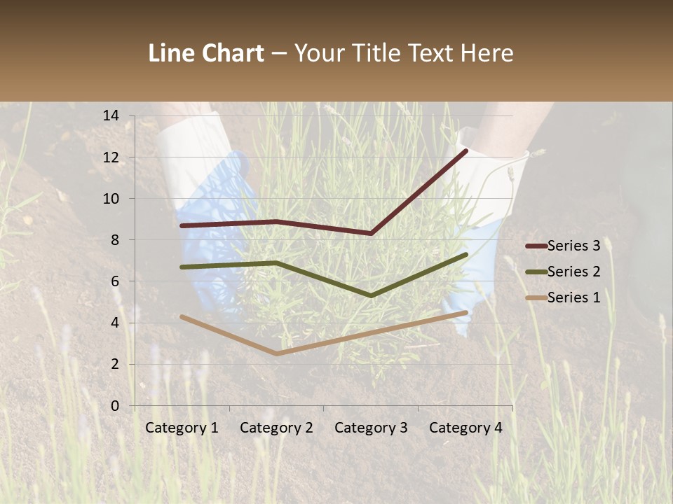 A Person Is Digging In The Dirt With A Shovel PowerPoint Template