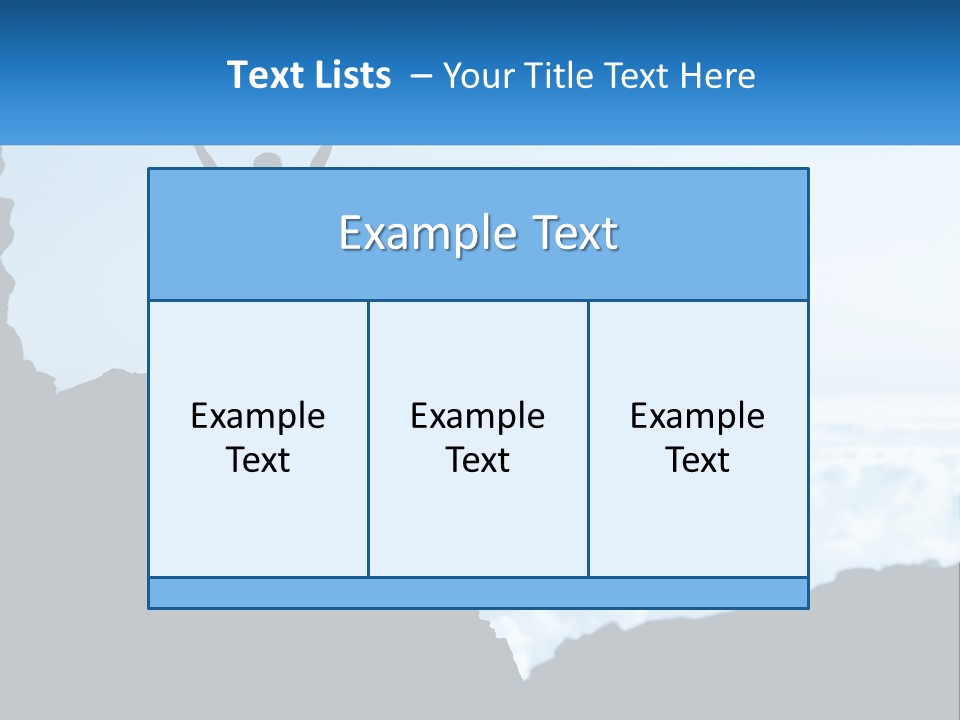 A Person Standing On Top Of A Mountain With Their Arms In The Air PowerPoint Template