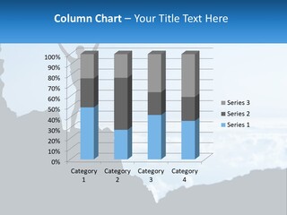 A Person Standing On Top Of A Mountain With Their Arms In The Air PowerPoint Template