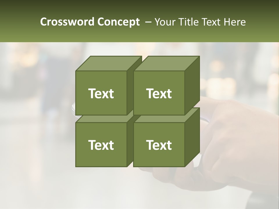 A Person Holding A Cell Phone In Their Hand PowerPoint Template
