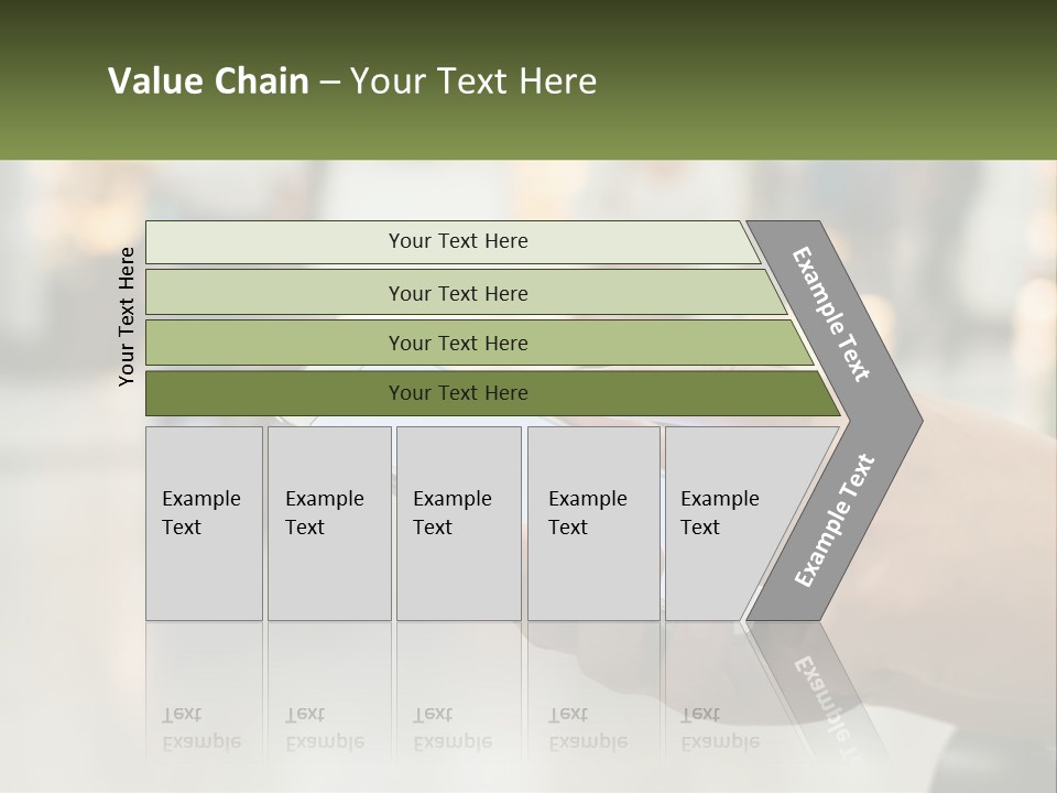 A Person Holding A Cell Phone In Their Hand PowerPoint Template