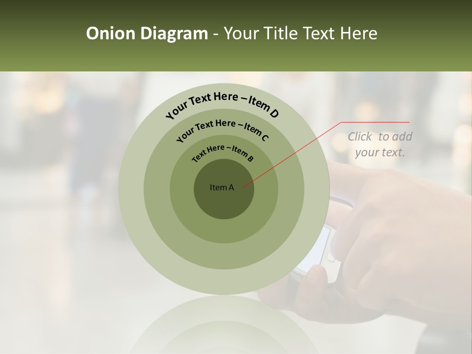 A Person Holding A Cell Phone In Their Hand PowerPoint Template