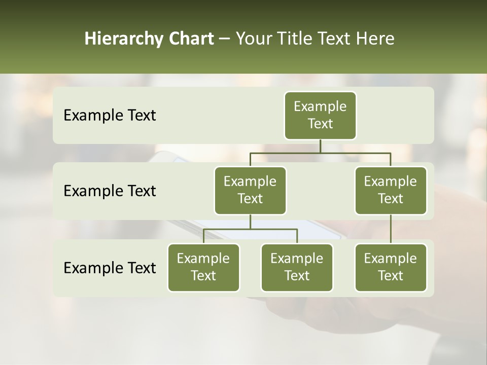 A Person Holding A Cell Phone In Their Hand PowerPoint Template