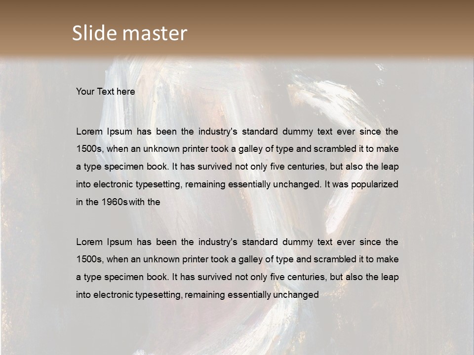 A Painting Of A Woman In A White Dress PowerPoint Template