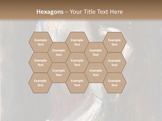 A Painting Of A Woman In A White Dress PowerPoint Template